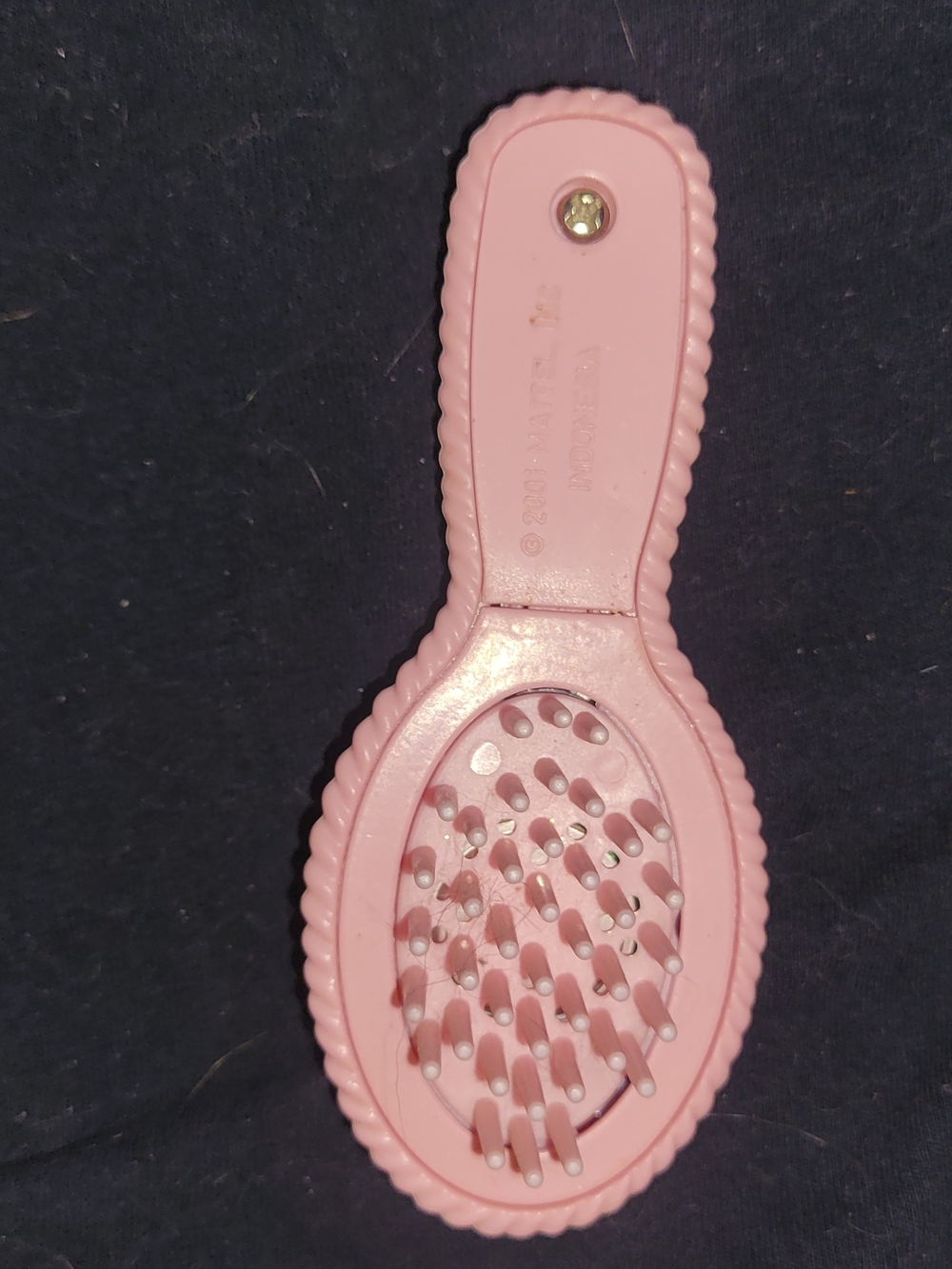 Vintage 2001 Mattel Pink Musical Hairbrush Barbie Rapunzel Doll Accessory
